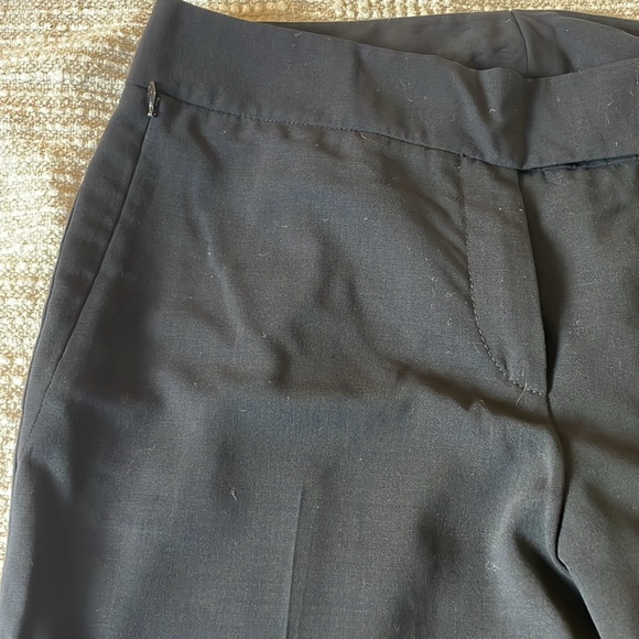 EUC Akris punto black wool straight leg pants, size 8 - Picture 2 of 5